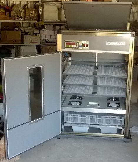 6TTH Greatlander 6 Tray Top Hatch Egg Incubator - $2860 - Click Image to Close