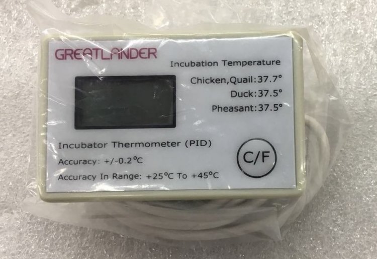 Incubator Thermometer With +/- 0.1 Accuracy - Free Regular Post - Click Image to Close