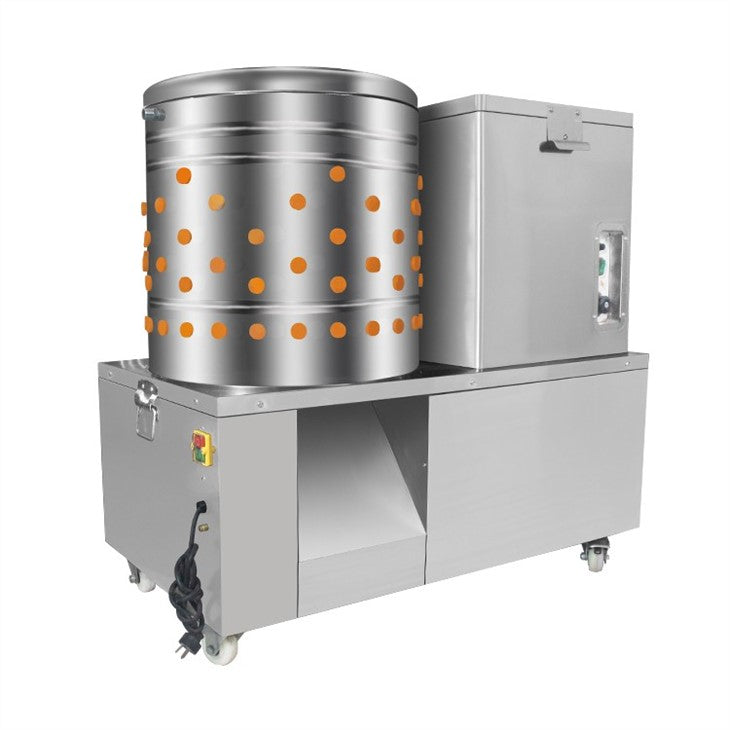 Poultry scalder and plucker combined 