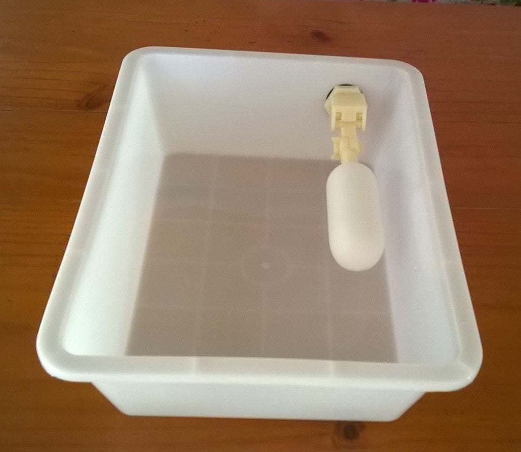 Water Tray Small - With Flaot Valve